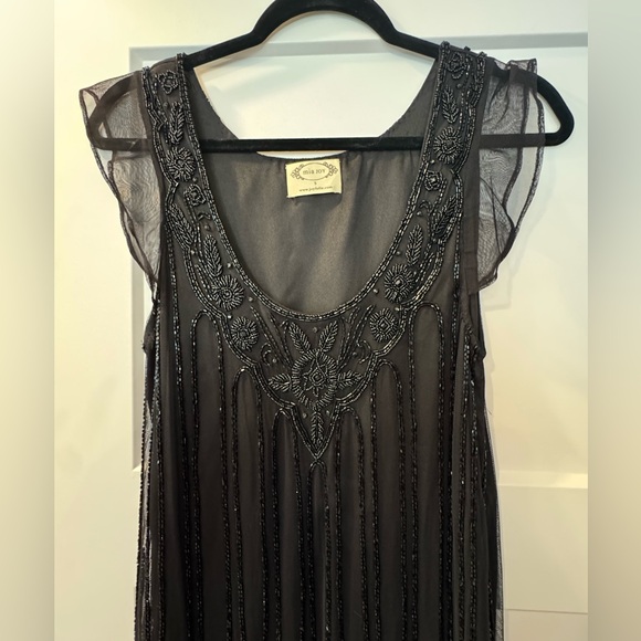 Gorgeous Beaded Black Women’s Dress - Classic Evening Style - Picture 2 of 4